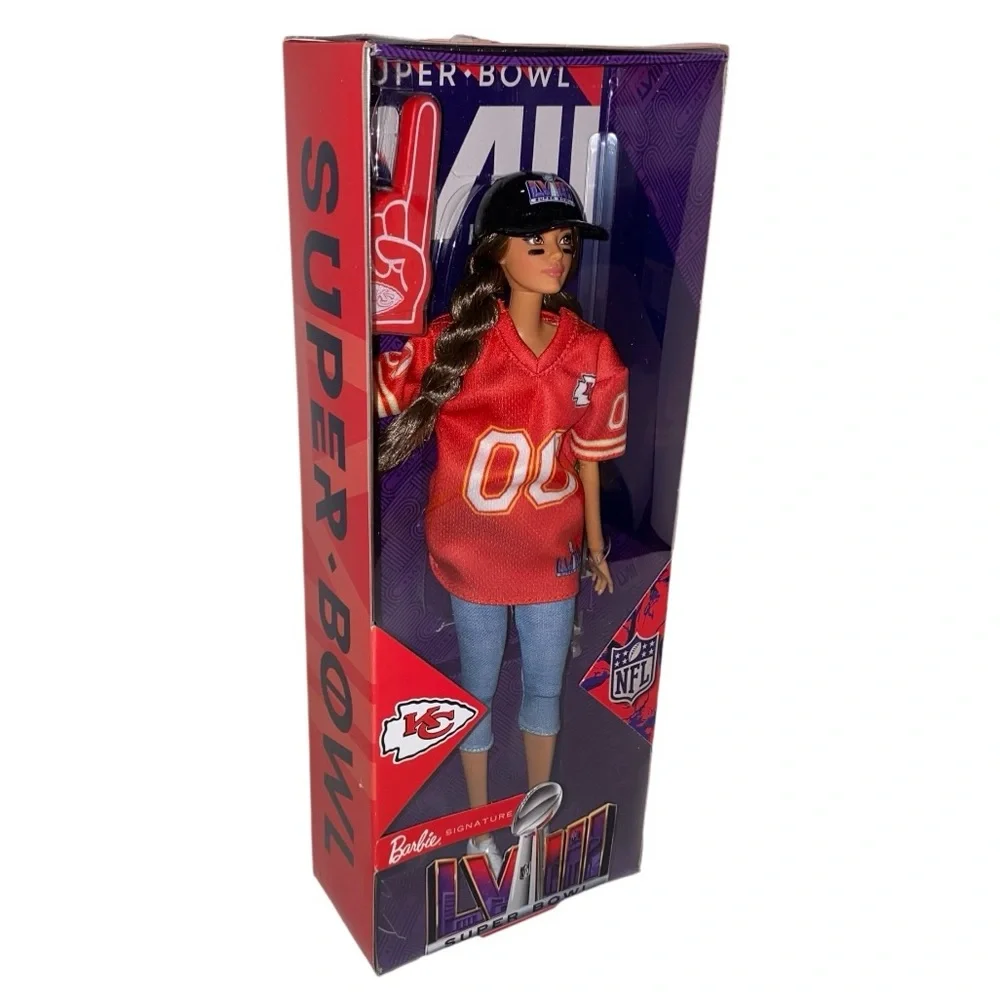Barbie KC Chiefs NFL Super Bowl Doll